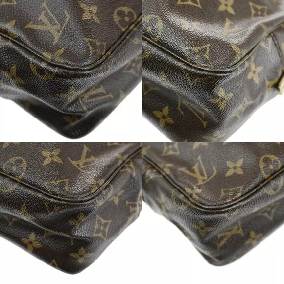 LOUIS VUITTON Trousse Toilette 28 Clutch Hand Bag Monogram Brown - Picture 11 of 16